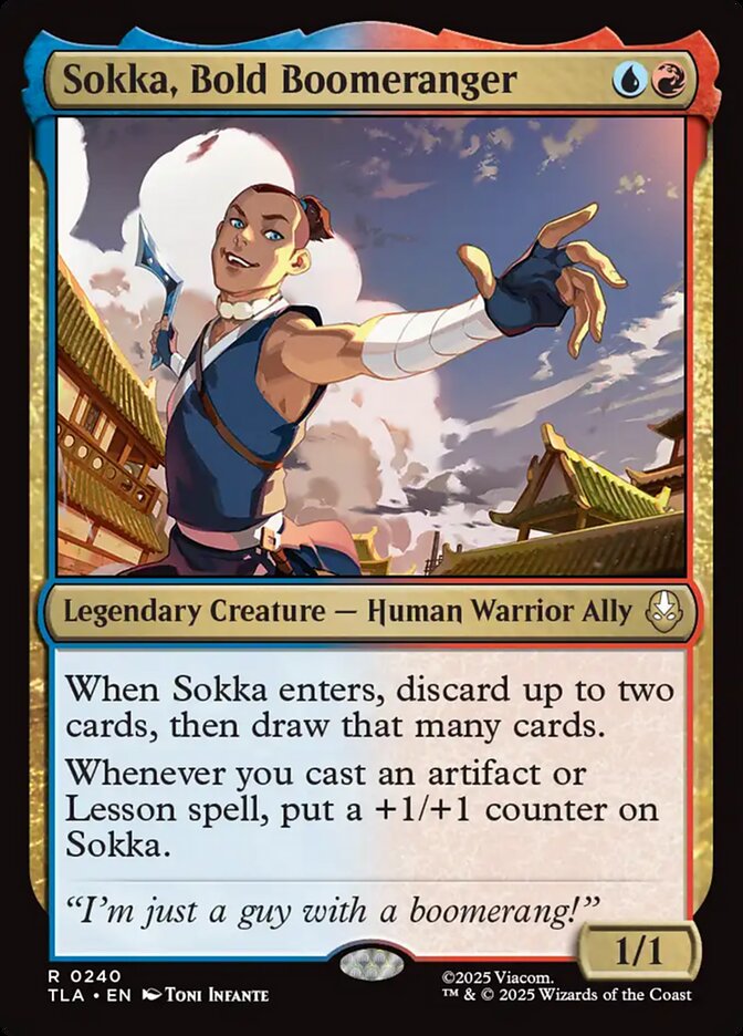 Sokka, Bold Boomeranger - TLA-240-NF-LDG-UNI