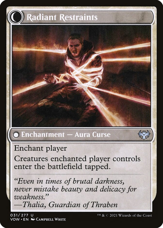 Radiant Restraints - carta Magic The Gathering