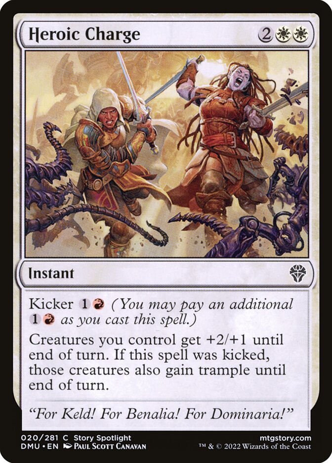 Heroic Charge - carta Magic The Gathering