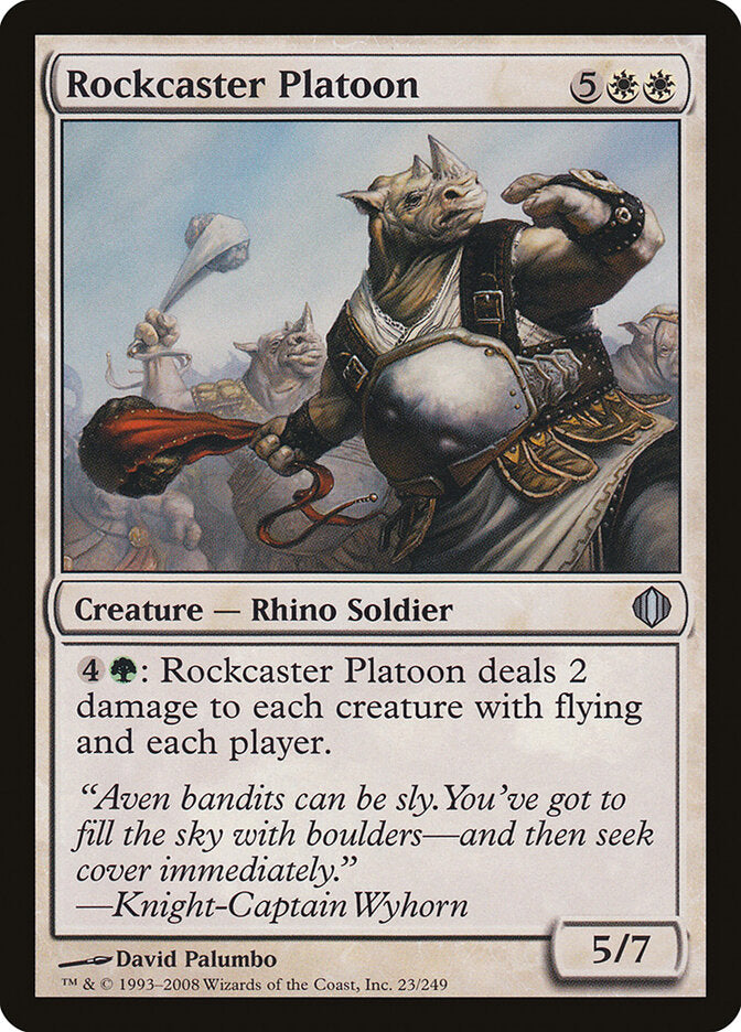 Rockcaster Platoon - carta Magic The Gathering