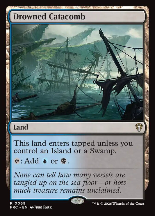 Drowned Catacomb - carta Magic The Gathering