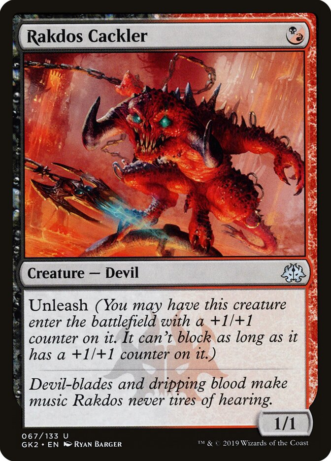 Rakdos Cackler - carta Magic The Gathering