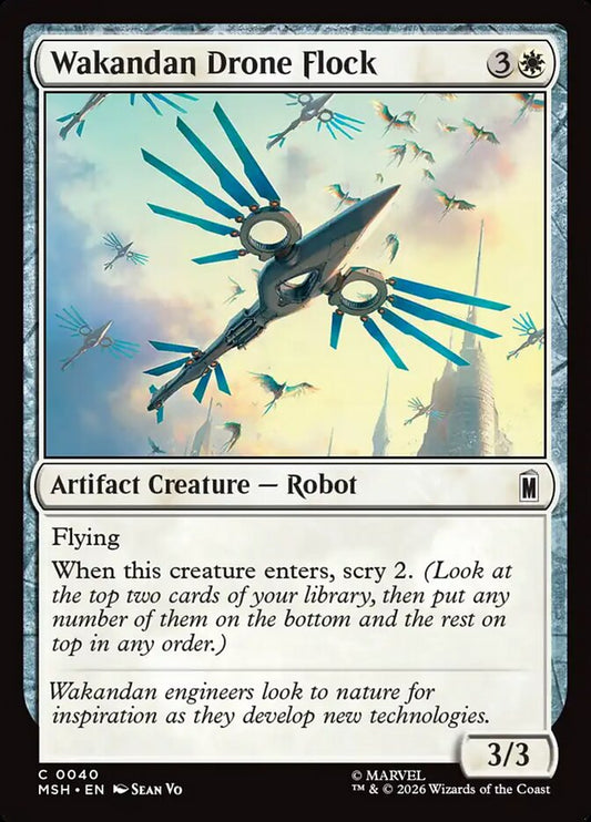 Wakandan Drone Flock - carta Magic The Gathering