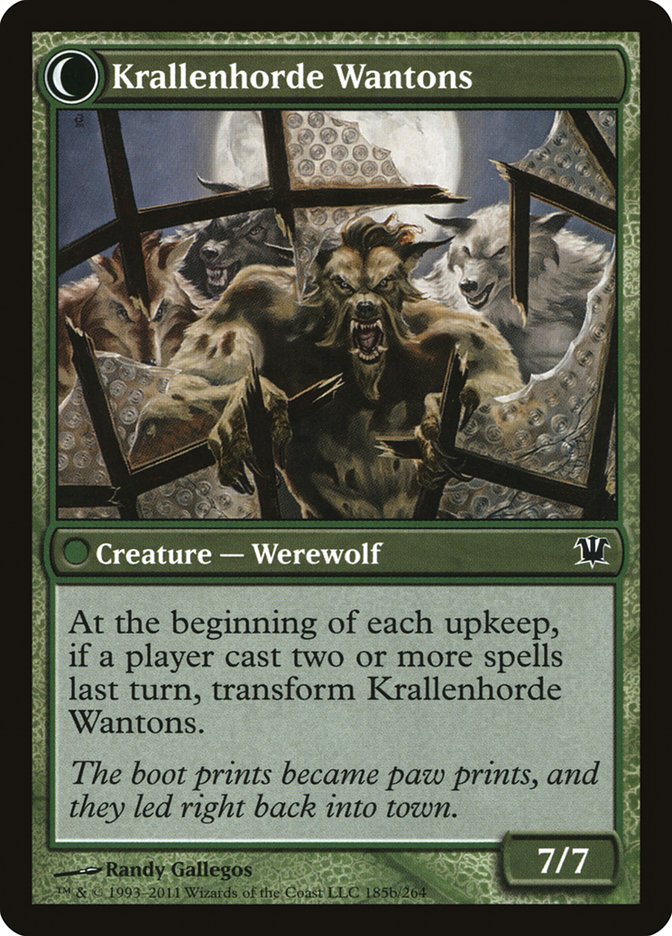 Krallenhorde Wantons - carta Magic The Gathering