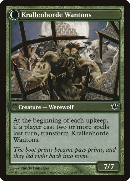 Krallenhorde Wantons - carta Magic The Gathering
