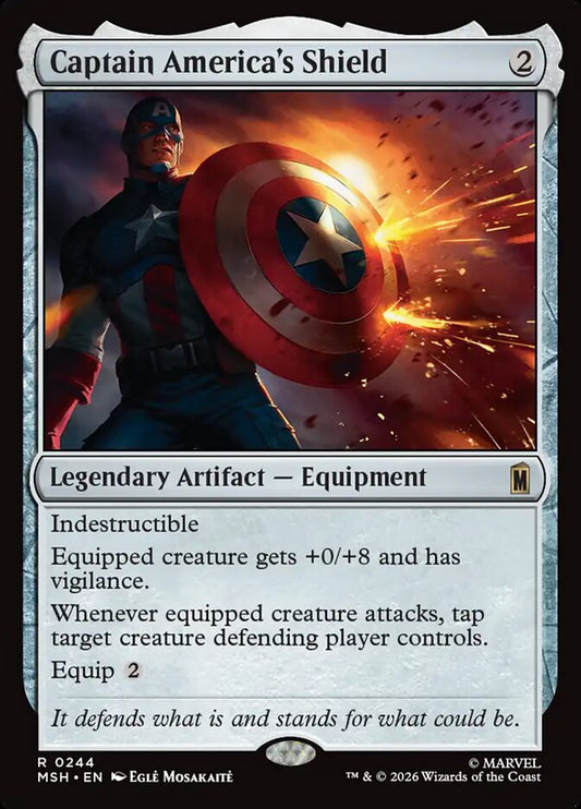 Captain America's Shield - carta Magic The Gathering