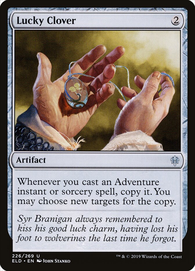 Lucky Clover - carta Magic The Gathering