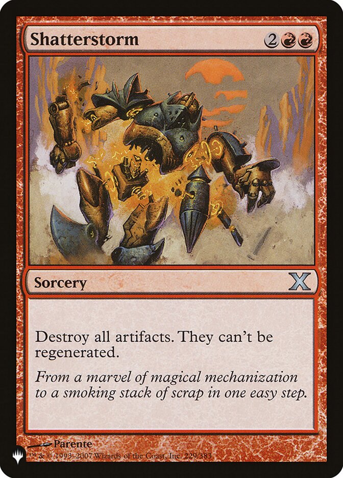 Shatterstorm - carta Magic The Gathering