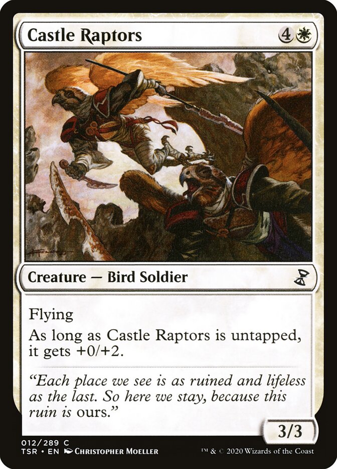 Castle Raptors - carta Magic The Gathering