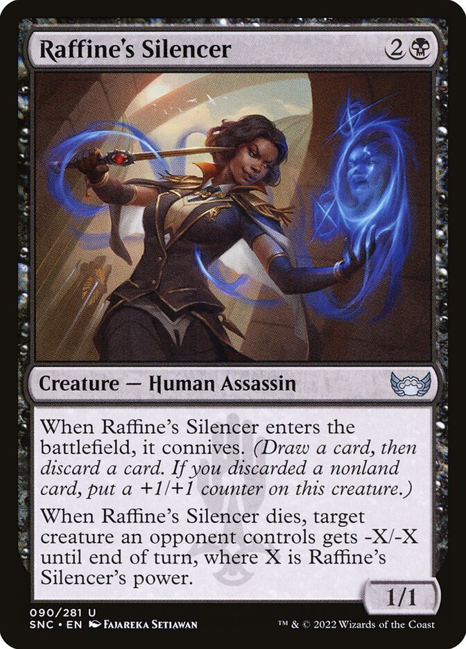 Raffine's Silencer - carta Magic The Gathering