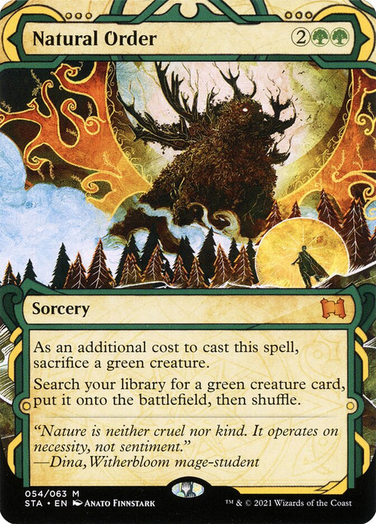Natural Order - carta Magic The Gathering