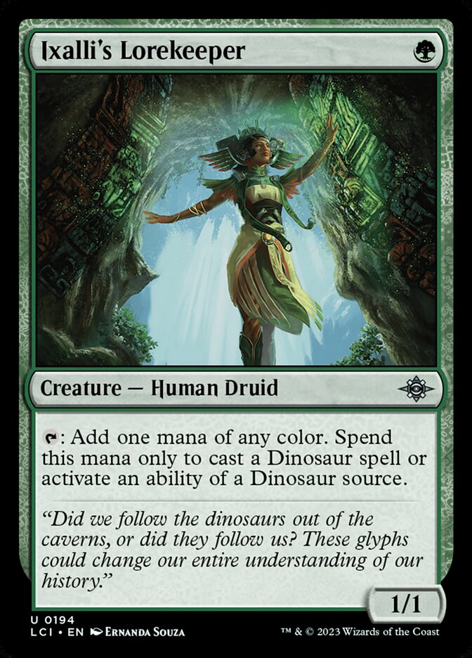 Ixalli's Lorekeeper - carta Magic The Gathering