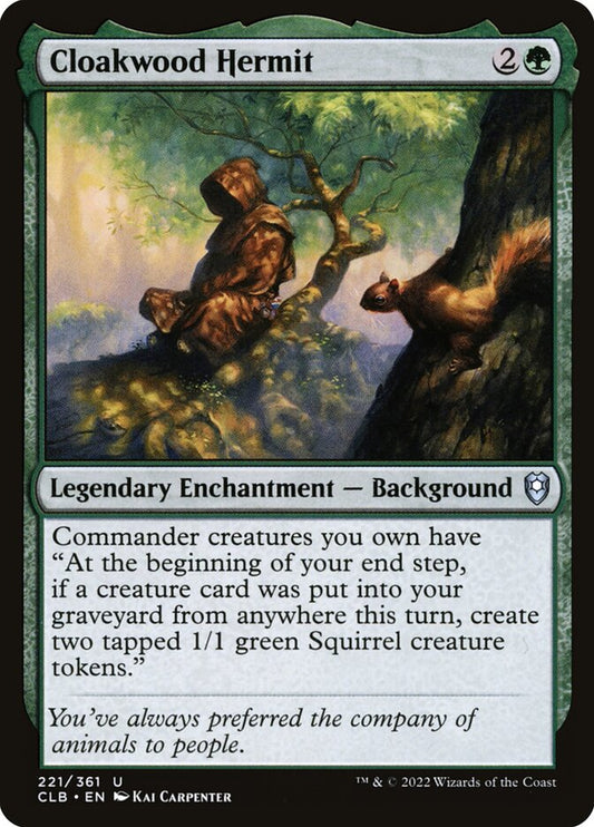 Cloakwood Hermit - carta Magic The Gathering
