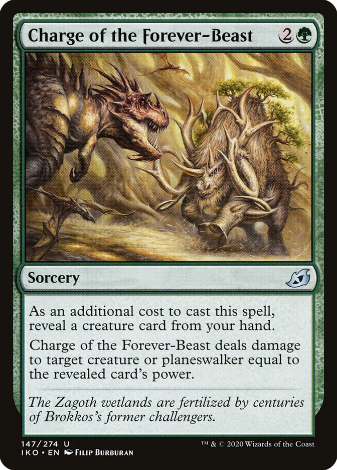 Charge of the Forever-Beast - carta Magic The Gathering