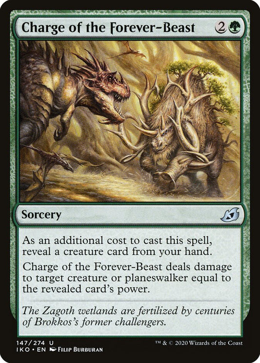 Charge of the Forever-Beast - carta Magic The Gathering
