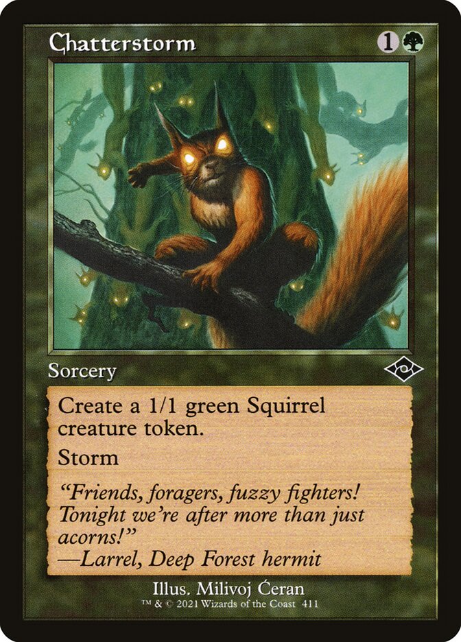 Chatterstorm - carta Magic The Gathering