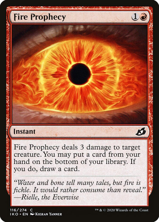 Fire Prophecy - carta Magic The Gathering