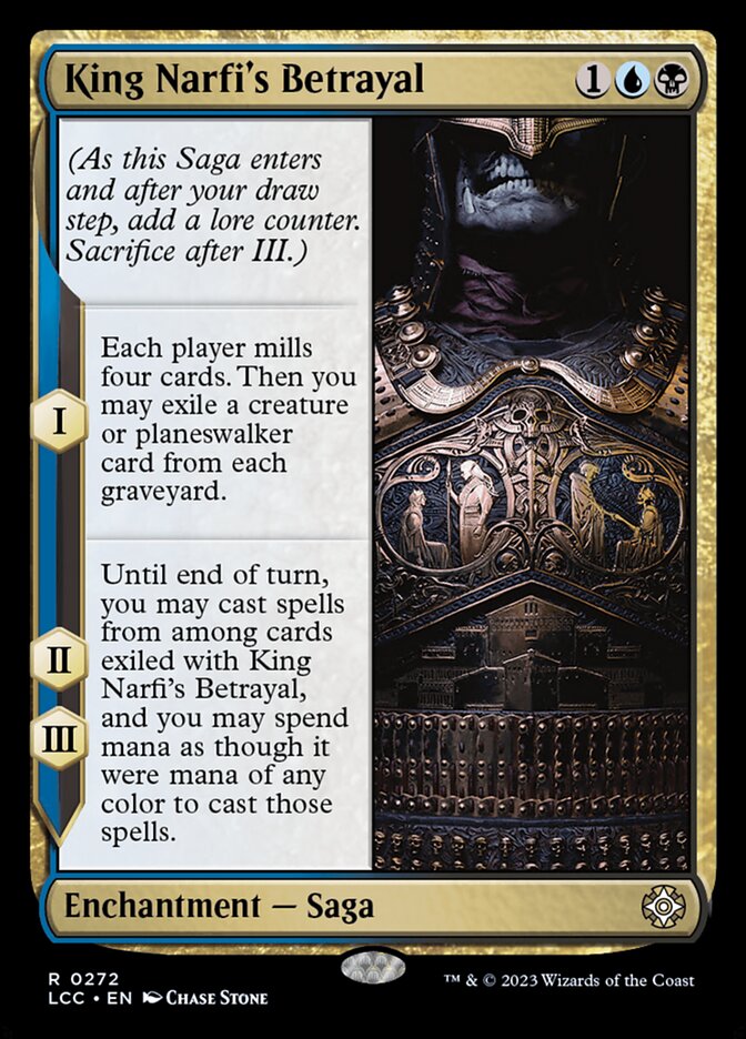 King Narfi's Betrayal - carta Magic The Gathering
