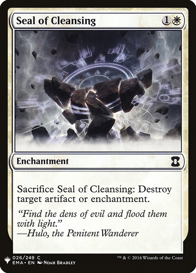 Seal of Cleansing - carta Magic The Gathering