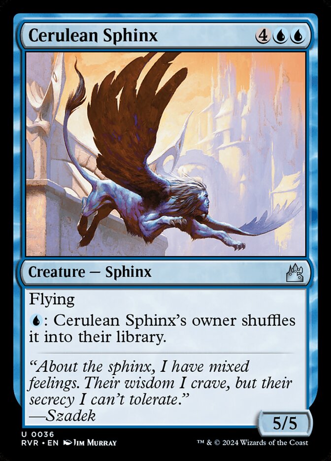 Cerulean Sphinx - RVR-036-NF-STD