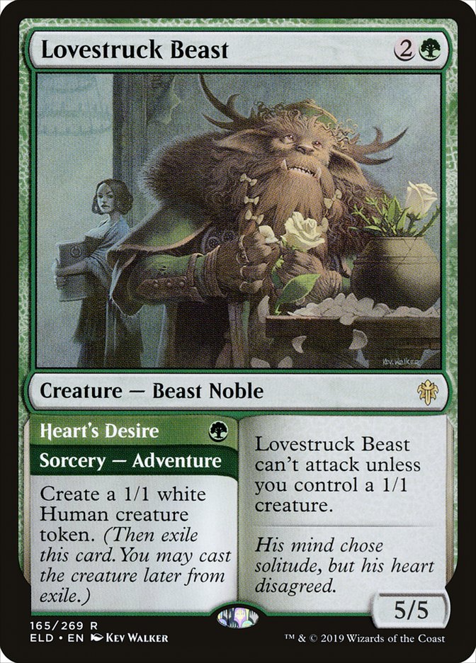 Lovestruck Beast // Heart's Desire - carta Magic The Gathering