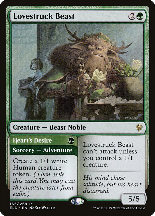 Lovestruck Beast // Heart's Desire - carta Magic The Gathering