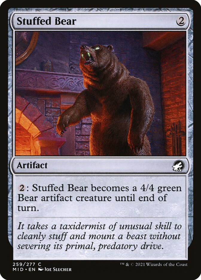 Stuffed Bear - carta Magic The Gathering