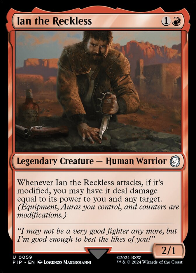 Ian the Reckless - carta Magic The Gathering