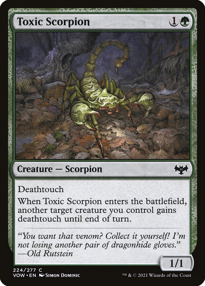 Toxic Scorpion - carta Magic The Gathering