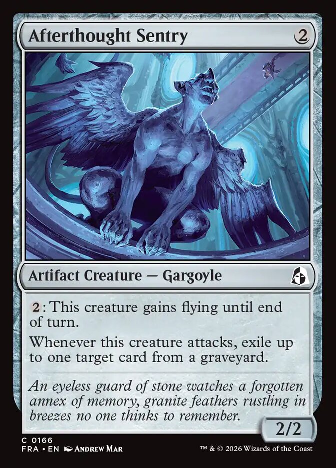Afterthought Sentry - carta Magic The Gathering