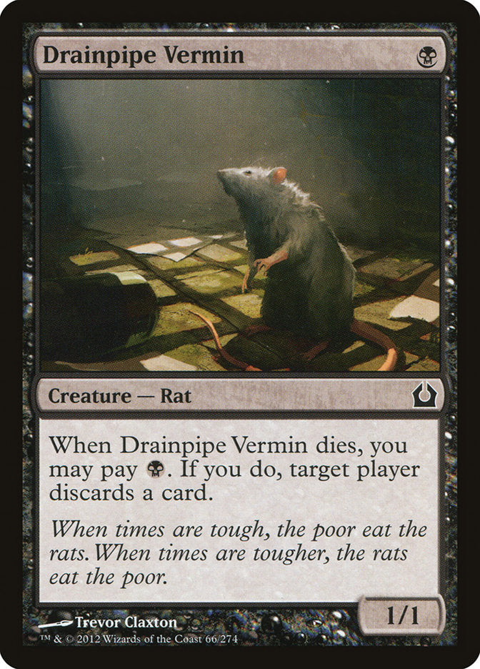 Drainpipe Vermin - carta Magic The Gathering