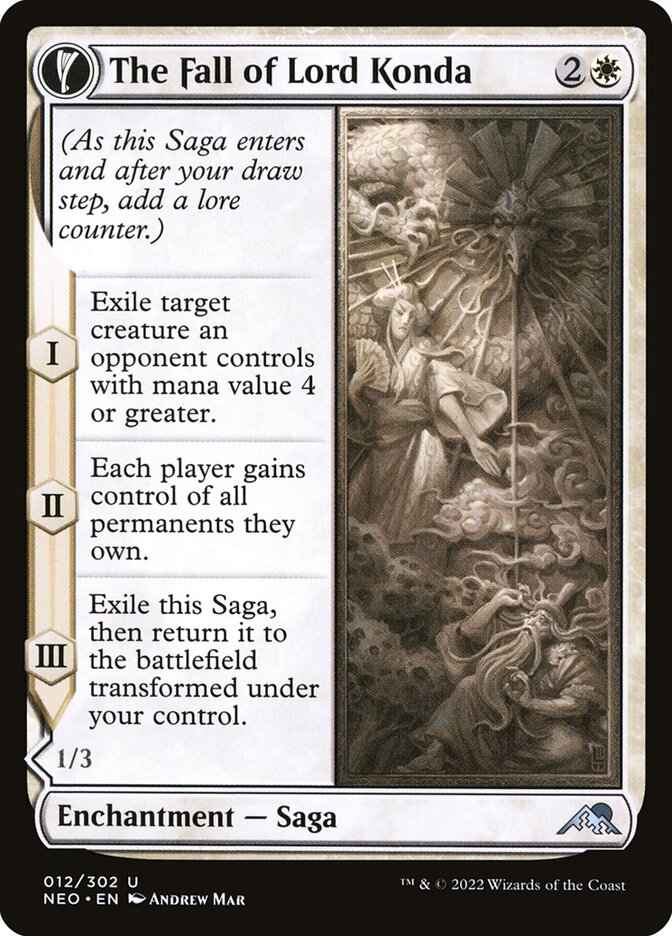 The Fall of Lord Konda - carta Magic The Gathering