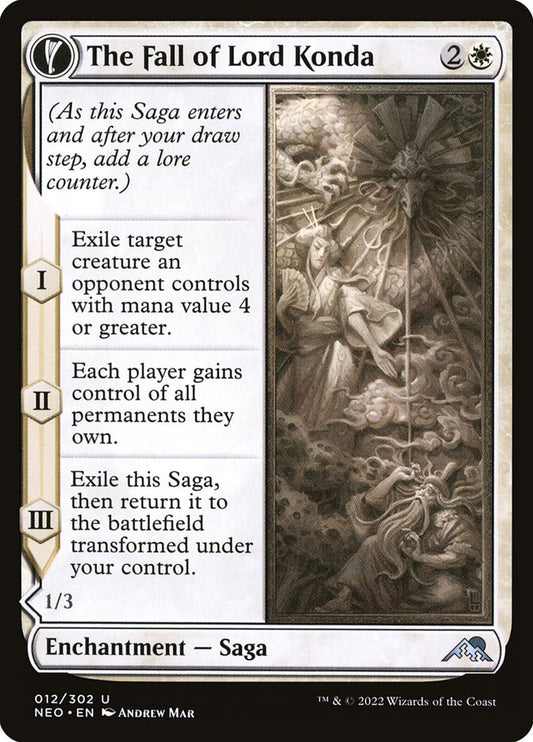 The Fall of Lord Konda - carta Magic The Gathering