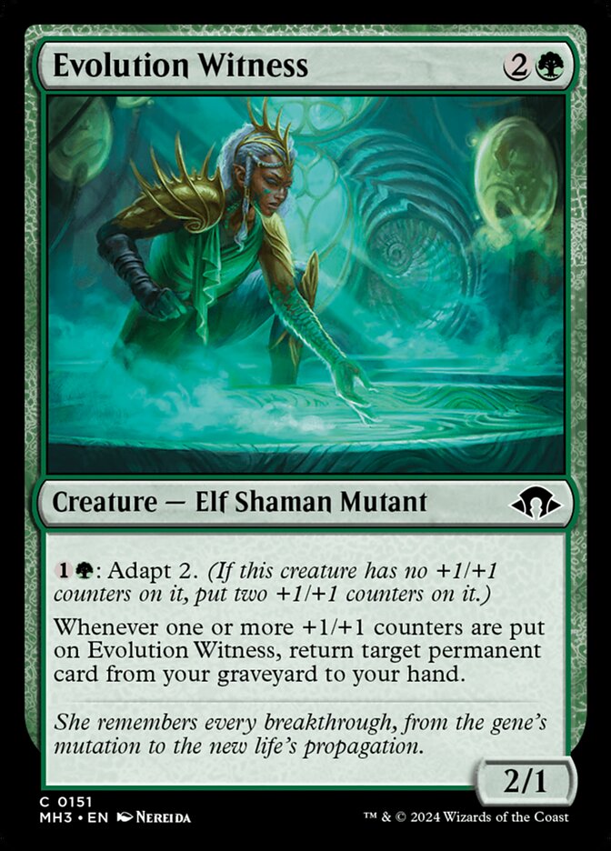 Evolution Witness - carta Magic The Gathering