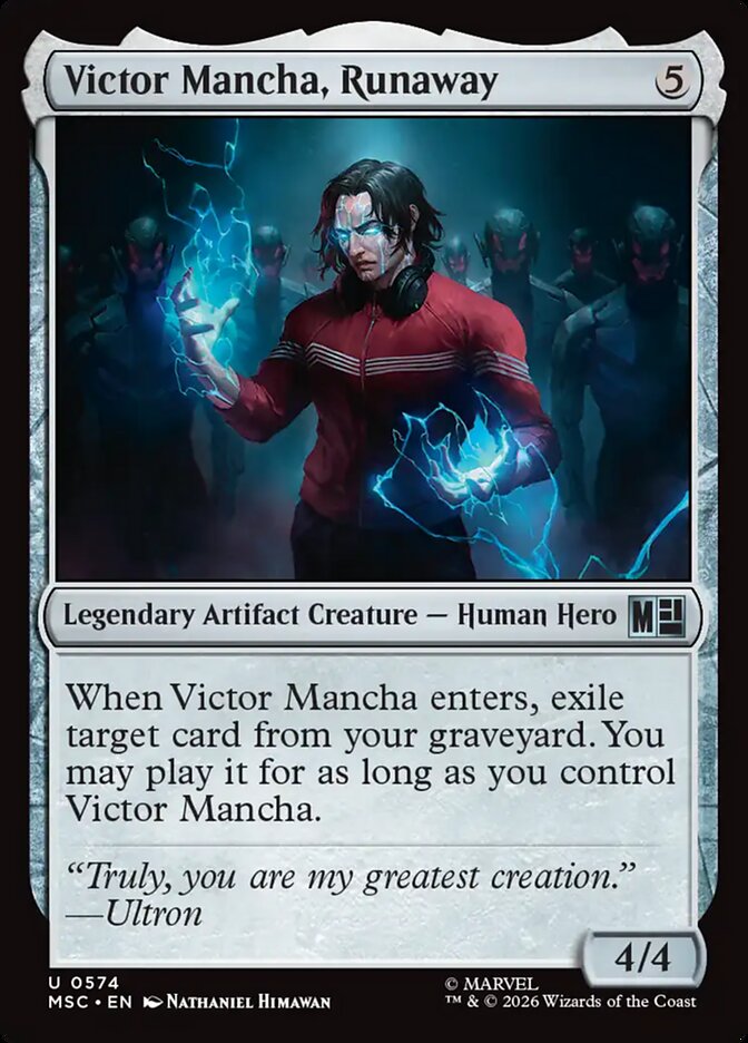 Victor Mancha, Runaway - carta Magic The Gathering
