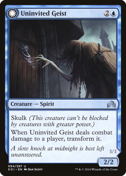 Uninvited Geist - carta Magic The Gathering