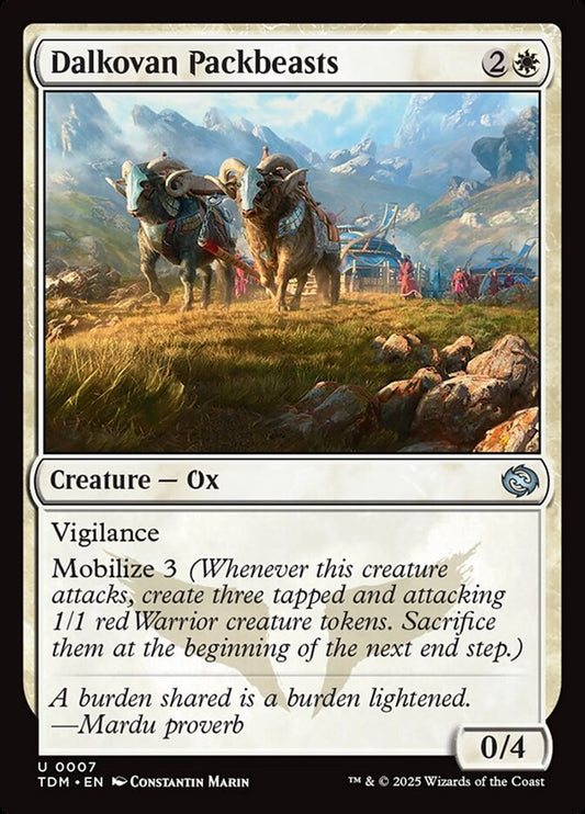 Dalkovan Packbeasts - TDM-007-NF-STD