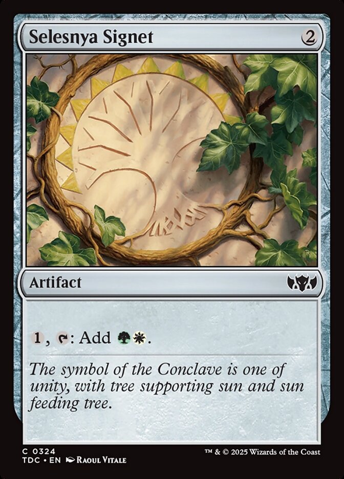 Selesnya Signet - carta Magic The Gathering