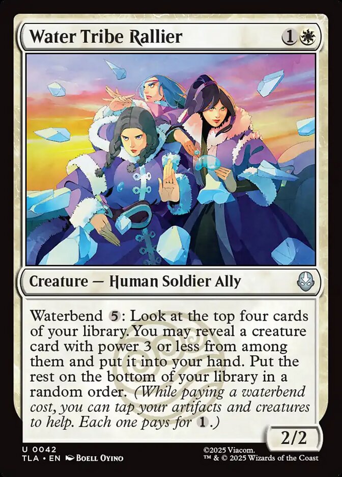 Water Tribe Rallier - carta Magic The Gathering