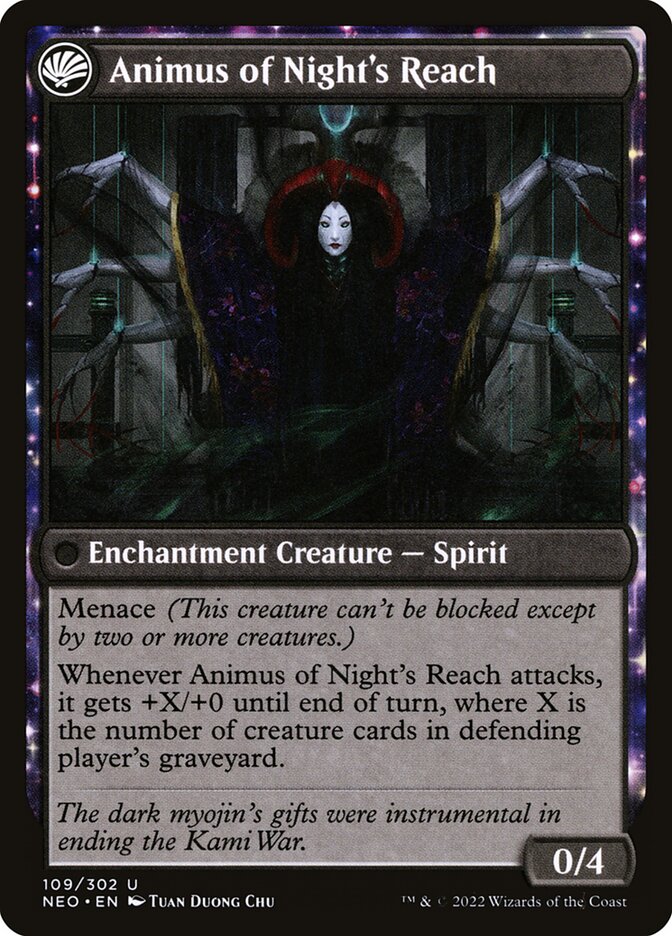 Animus of Night's Reach - carta Magic The Gathering