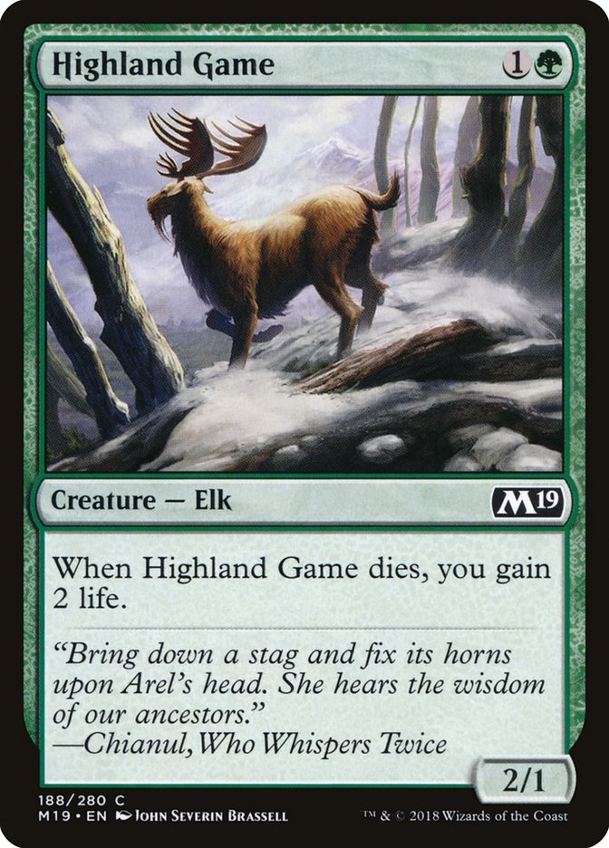 Highland Game - carta Magic The Gathering