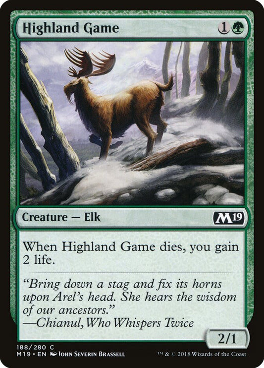 Highland Game - carta Magic The Gathering