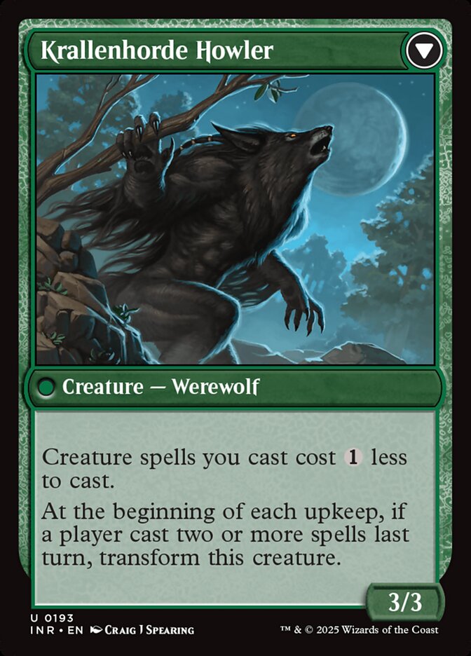 Krallenhorde Howler - carta Magic The Gathering