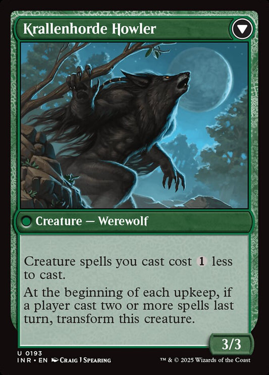 Krallenhorde Howler - carta Magic The Gathering