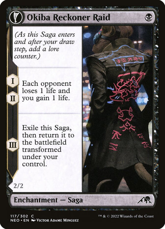 Okiba Reckoner Raid - carta Magic The Gathering