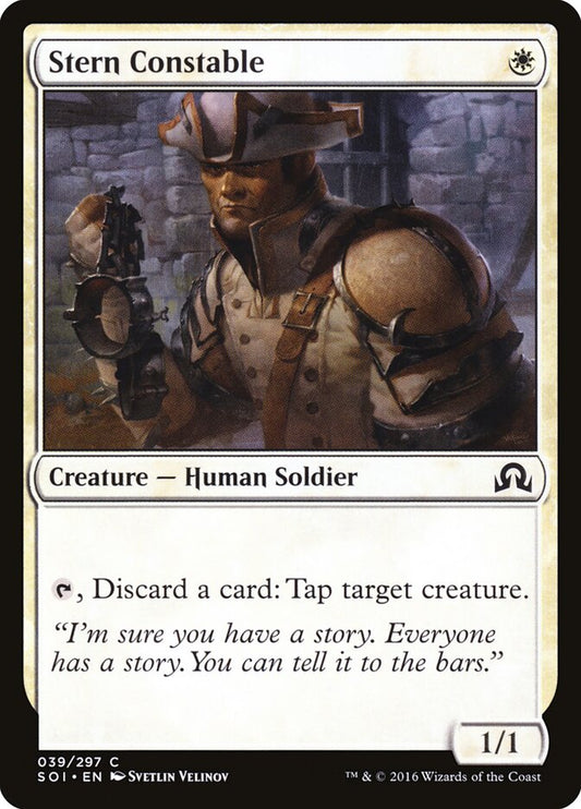 Stern Constable - carta Magic The Gathering