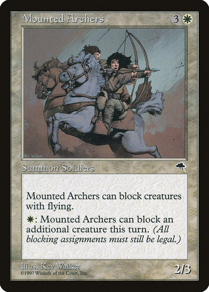 Mounted Archers - carta Magic The Gathering
