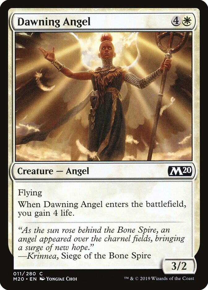 Dawning Angel - carta Magic The Gathering