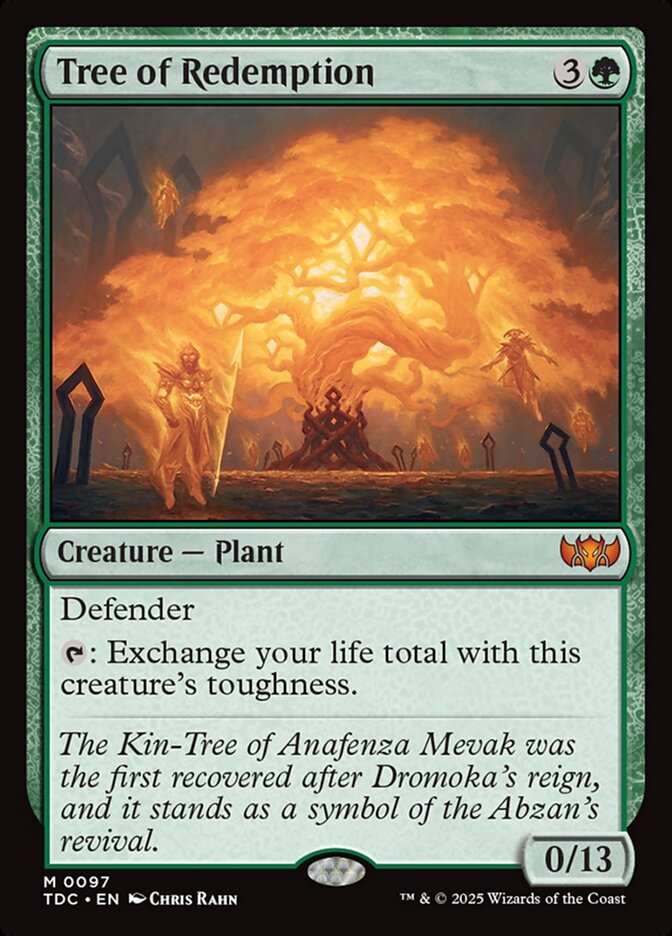 Tree of Redemption - carta Magic The Gathering