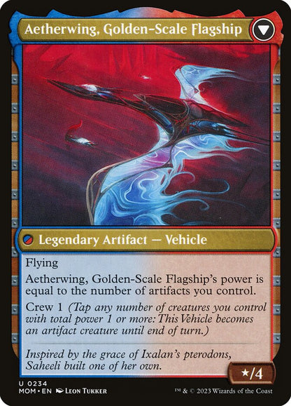 Aetherwing, Golden-Scale Flagship - carta Magic The Gathering